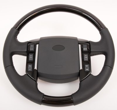 Lined Oak wooden Steering Wheel Range Rover Sport / HST